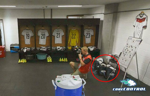 サッカードイツ代表チーム/ブラジルワールドカップのロッカールーム