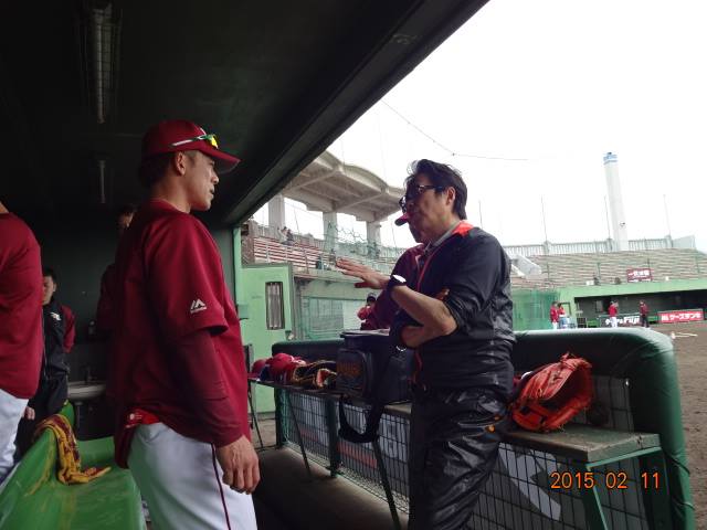 松井稼頭央選手へのトレーニング、コンディショニグ理論を指導